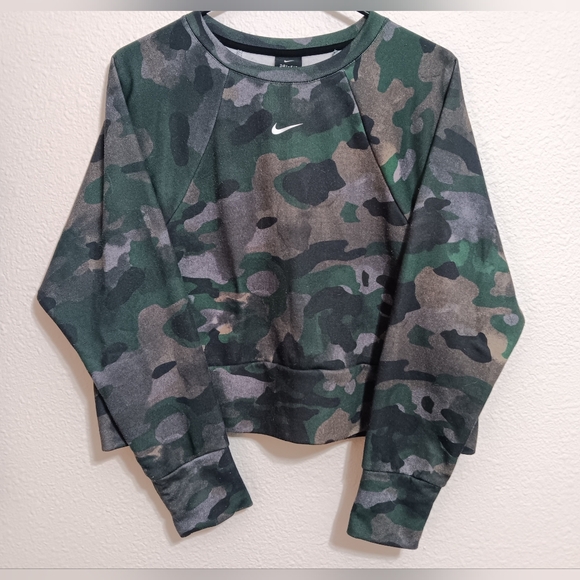 Nike Rebel Dry Crew Camo Sweatshirt - Picture 4 of 5